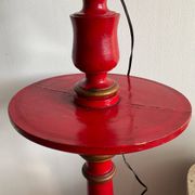 Pied de lampadaire en bois des années 60