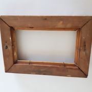 Molded frame in wood and gilded stucco, XIXth, 25 cm x 17 cm