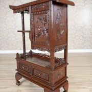 Antique Japanese Cabinet in Exotic Wood