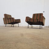 Pair of g10 armchairs by Pierre Guariche, Airborne edition