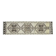 1970s Vintage Turkish Handmade Wool & Cotton Beige Runner Rug 96x361
