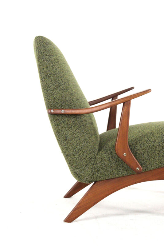 Armchair 'Beverwijk' - fully restored - new upholstery - mid century modern