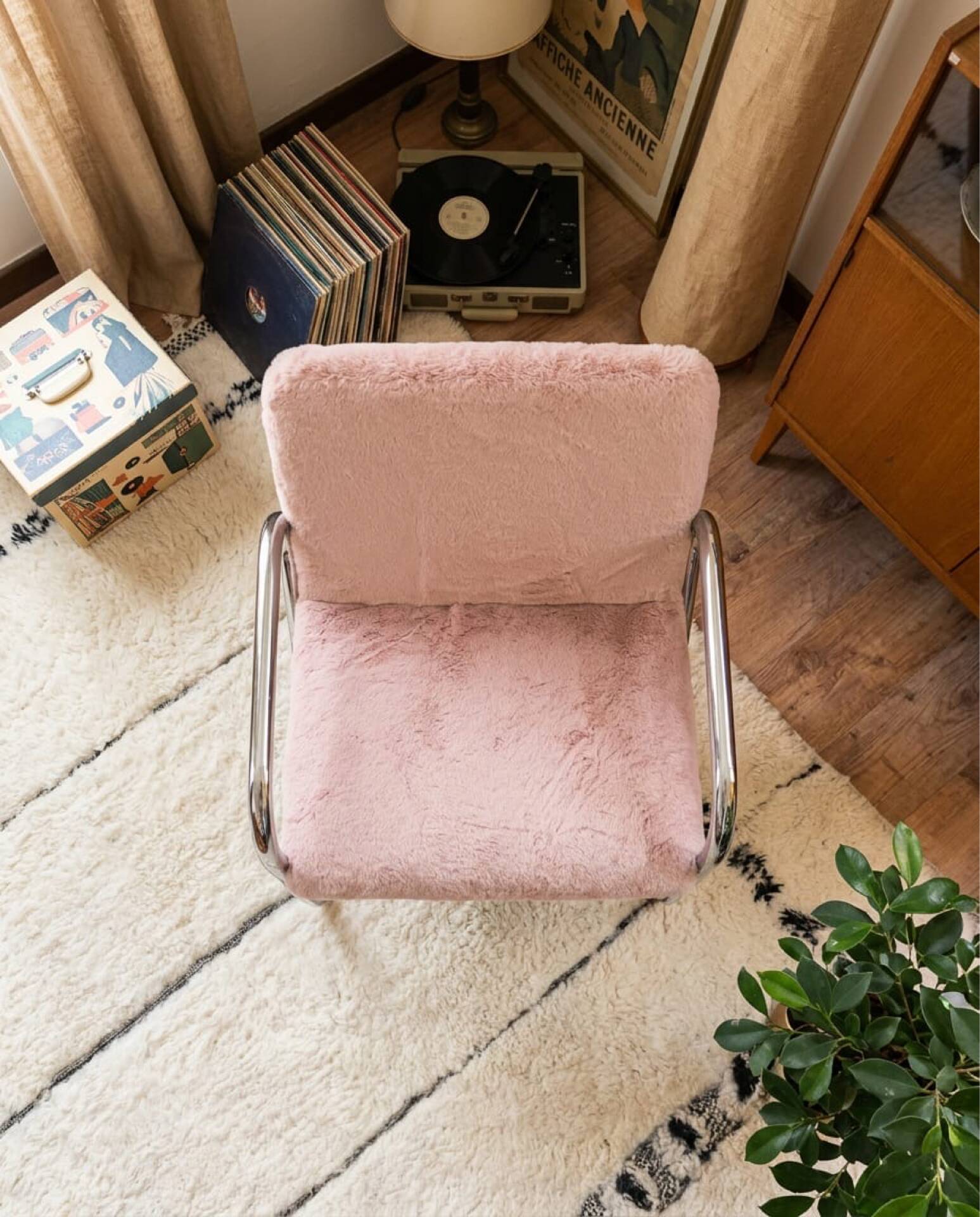 Vintage tubular armchair