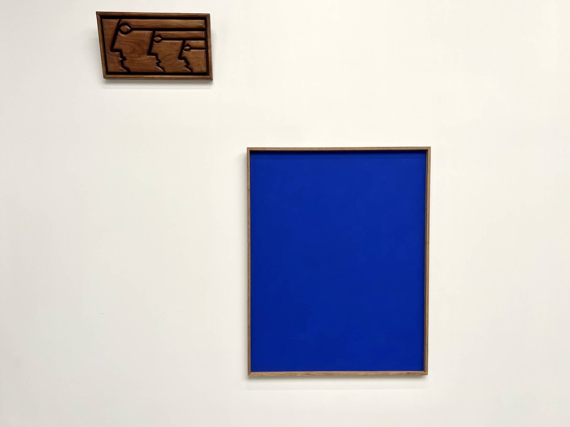 Large Klein blue painting