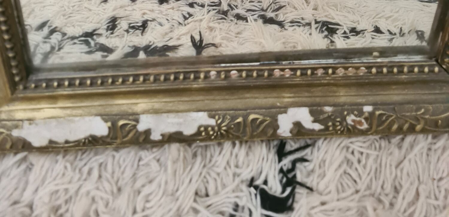 Vintage antique mirror