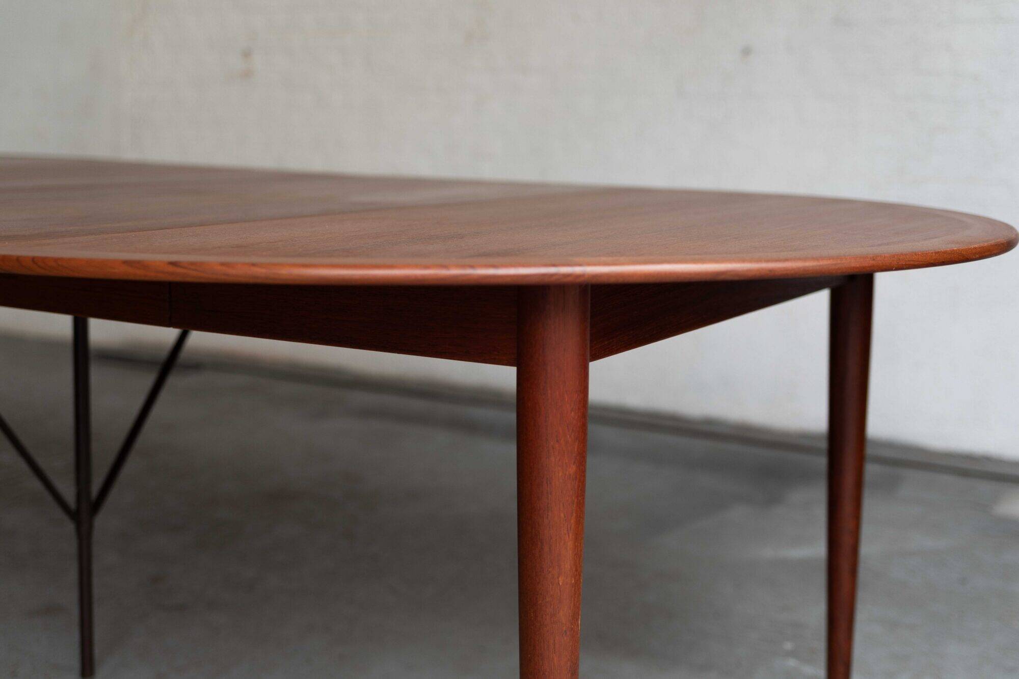Large dining table by Grete Jalk