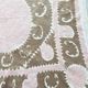 Vintage hand-embroidered tablecloth 137x142 cm