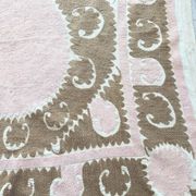 Vintage hand-embroidered tablecloth 137x142 cm