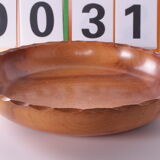 Vintage teak wooden high bowl or fruit bowl 1960s Denmark