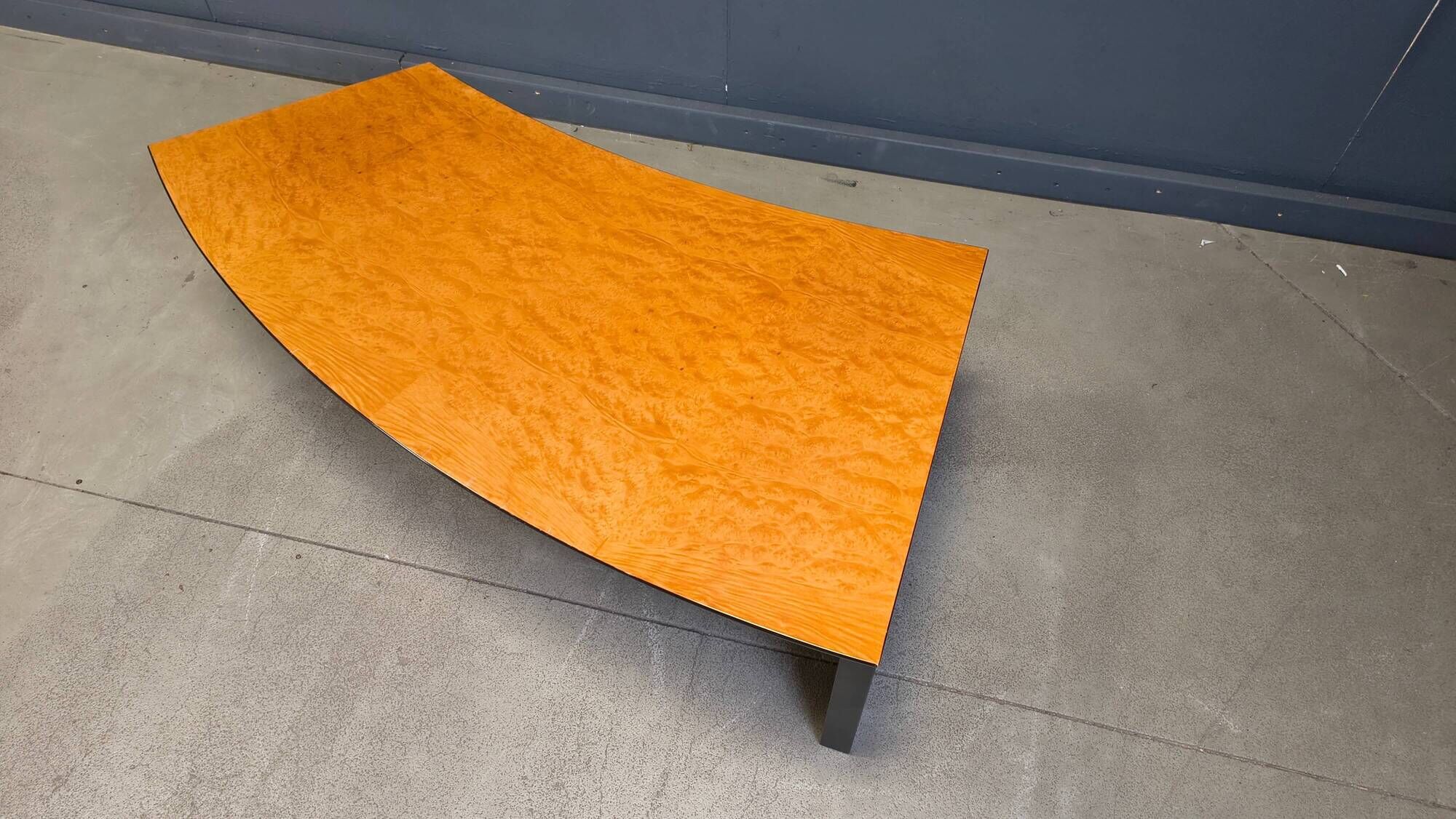 Burl wood coffee table by Cattelan Italy, 1990s