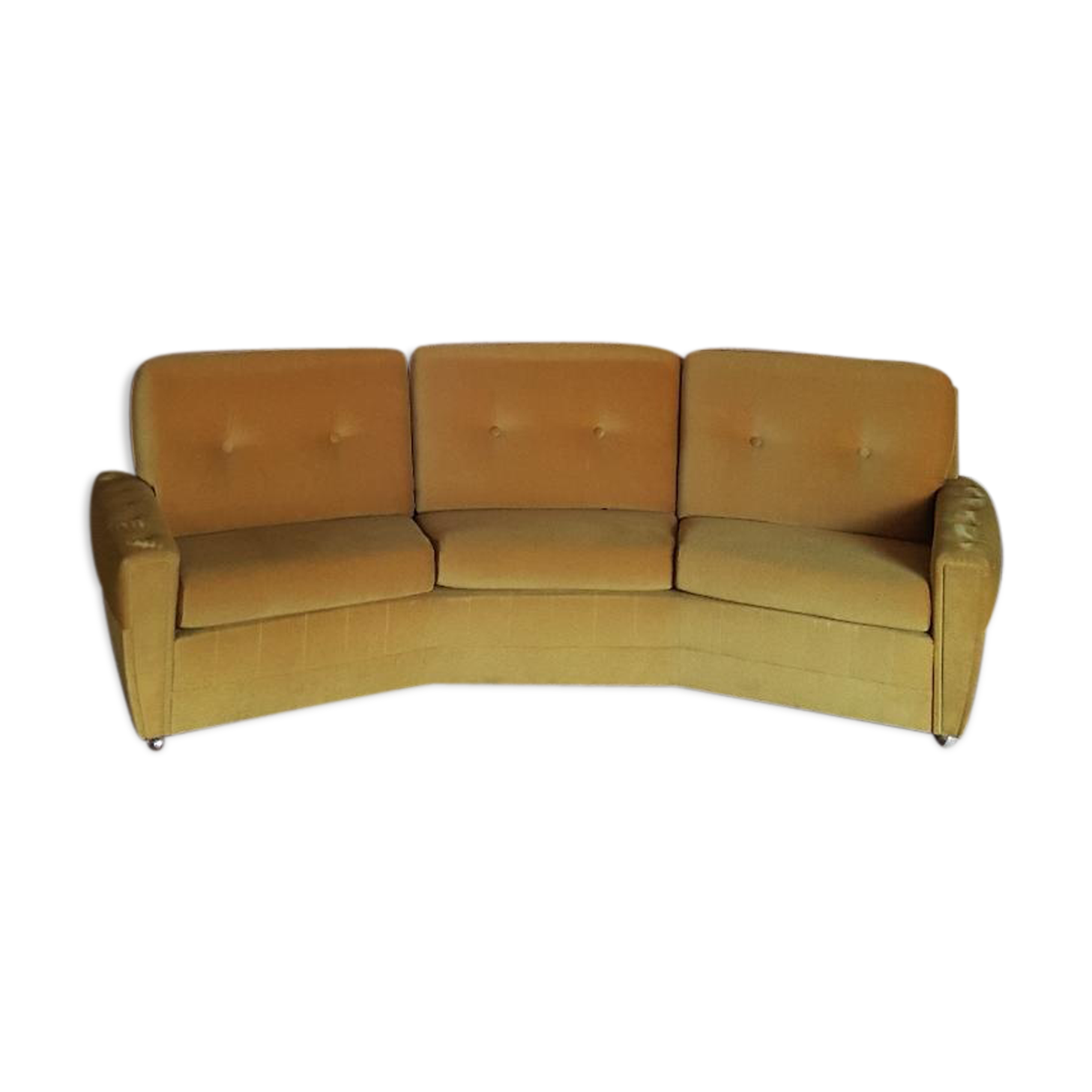 Velvet sofa