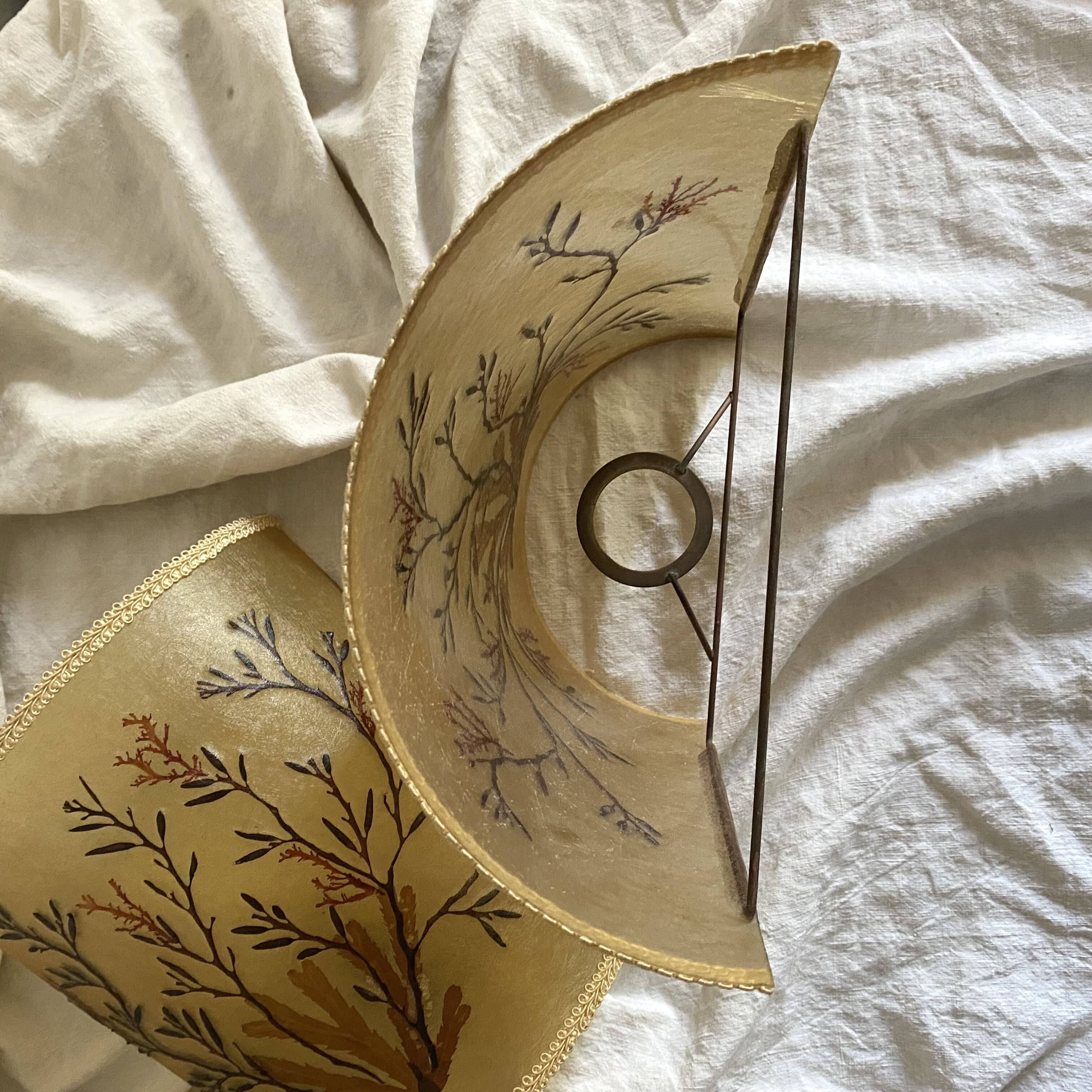 Paire d'appliques vintage herbiers