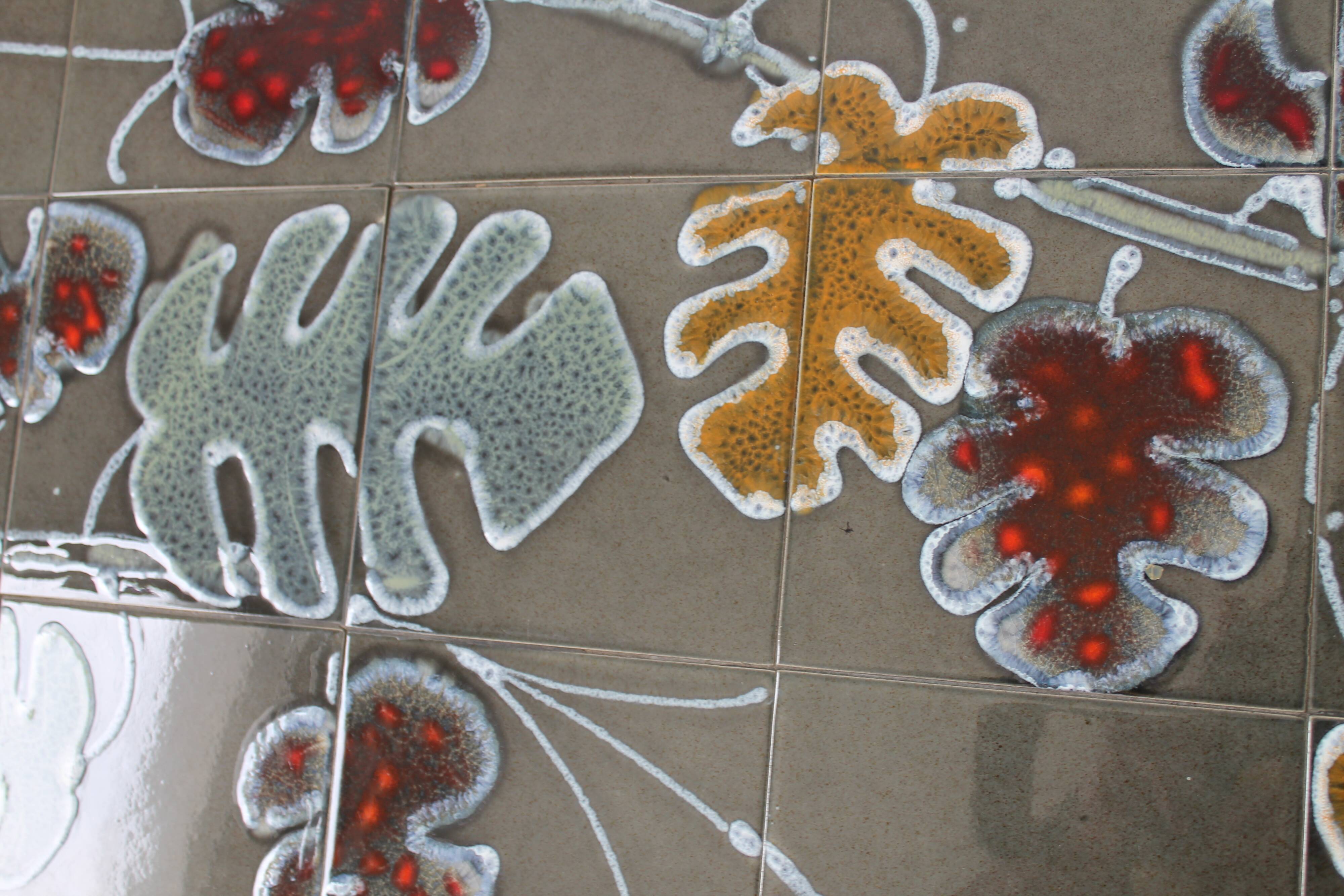 70's vintage ceramic coffee table