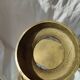 Pair of brass altar candlesticks, mid-20th century