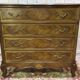 Commode en noyer de style Louis XV / rocaille