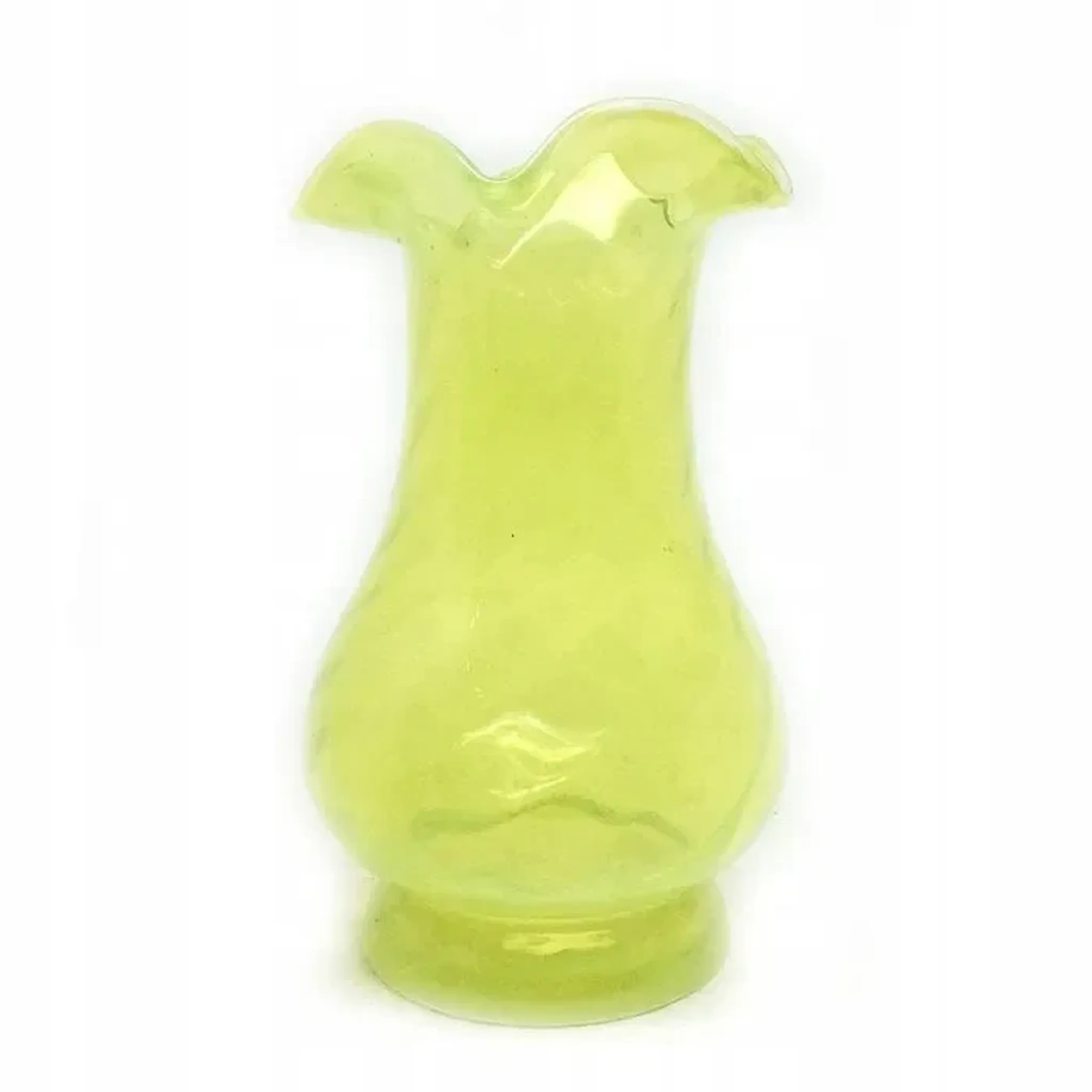 O6W Vase with Ruffle Huta Ząbkowice Fiedorowicz