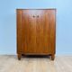 Meuble à chaussure vintage en bois, 1970