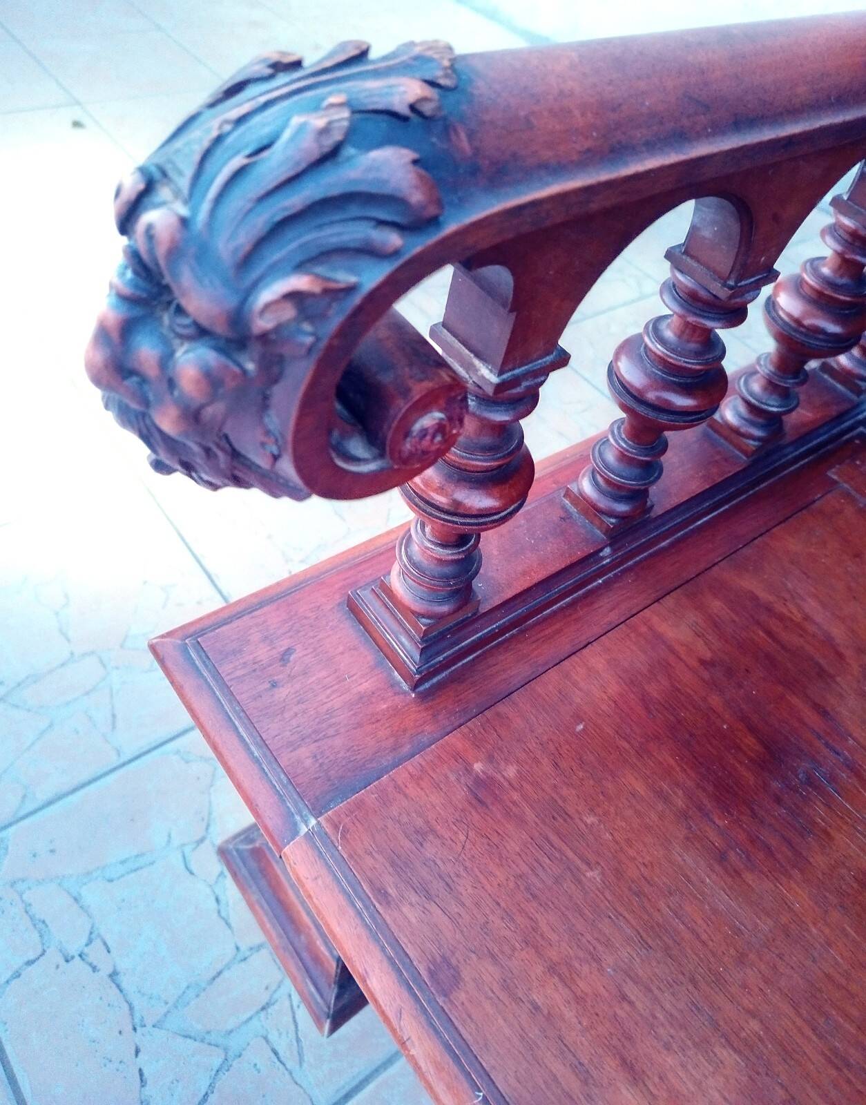 Renaissance walnut bank safe library