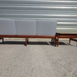 Modular 3-seater sofa + a teak coffee table by Karl SØrlie & SØnner