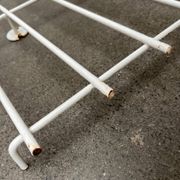 Minimalist German rope coat rack from the mid-century, 1960s.