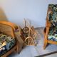 Vintage rattan magazine holders