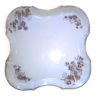 Plat en porcelaine début XXème