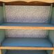 Bibus accent furniture bookshelf in sage green and wood