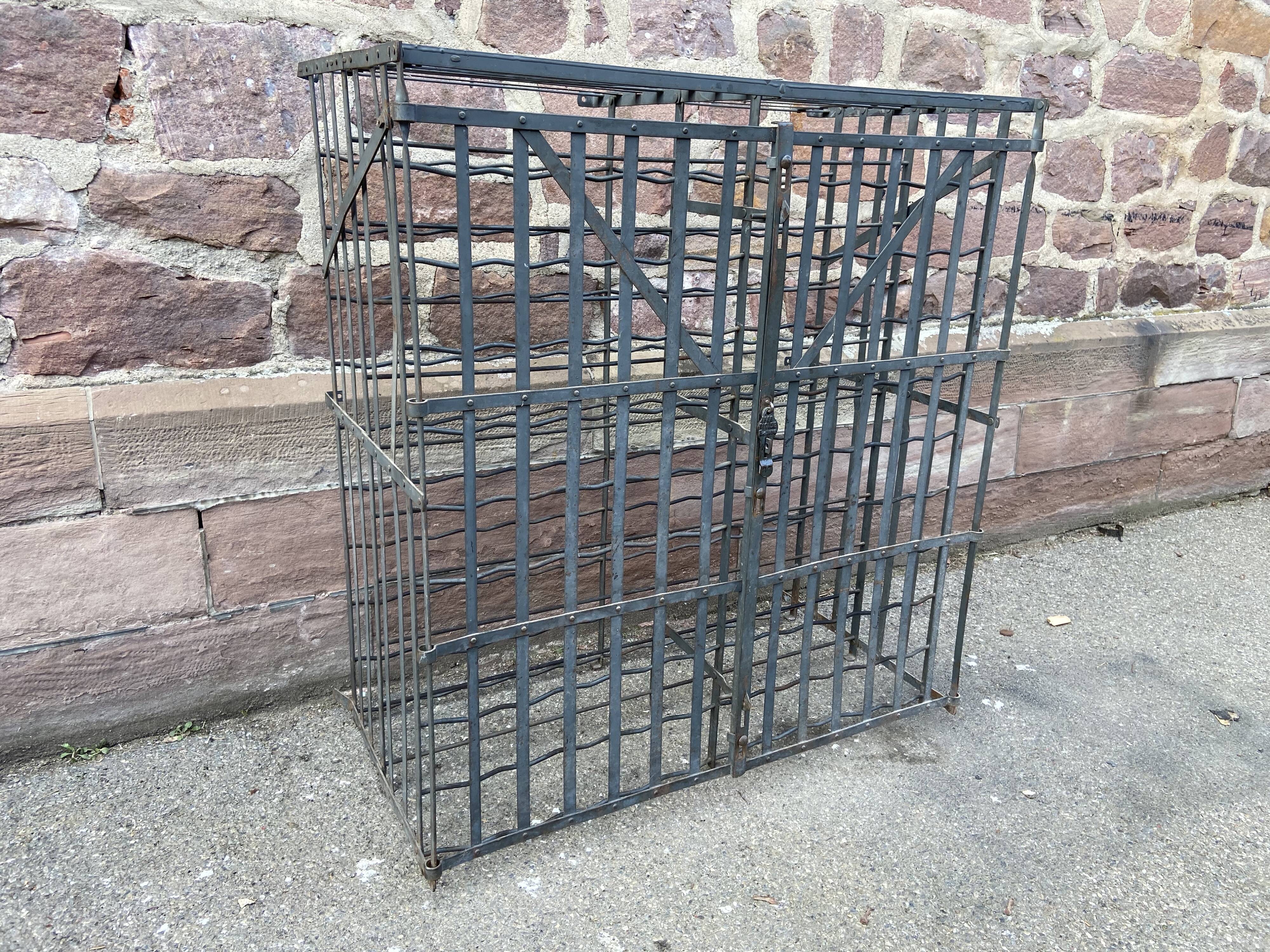 Iron wine cellar forges French wine cellar Rigidex 1950