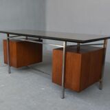 Desk rosewood and chrome 1960s