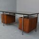 Desk rosewood and chrome 1960s