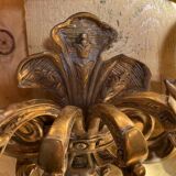 Pair of LXV style gilt bronze wall lights