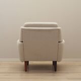Cream armchair, Danish design, 1970s, production: Denmark