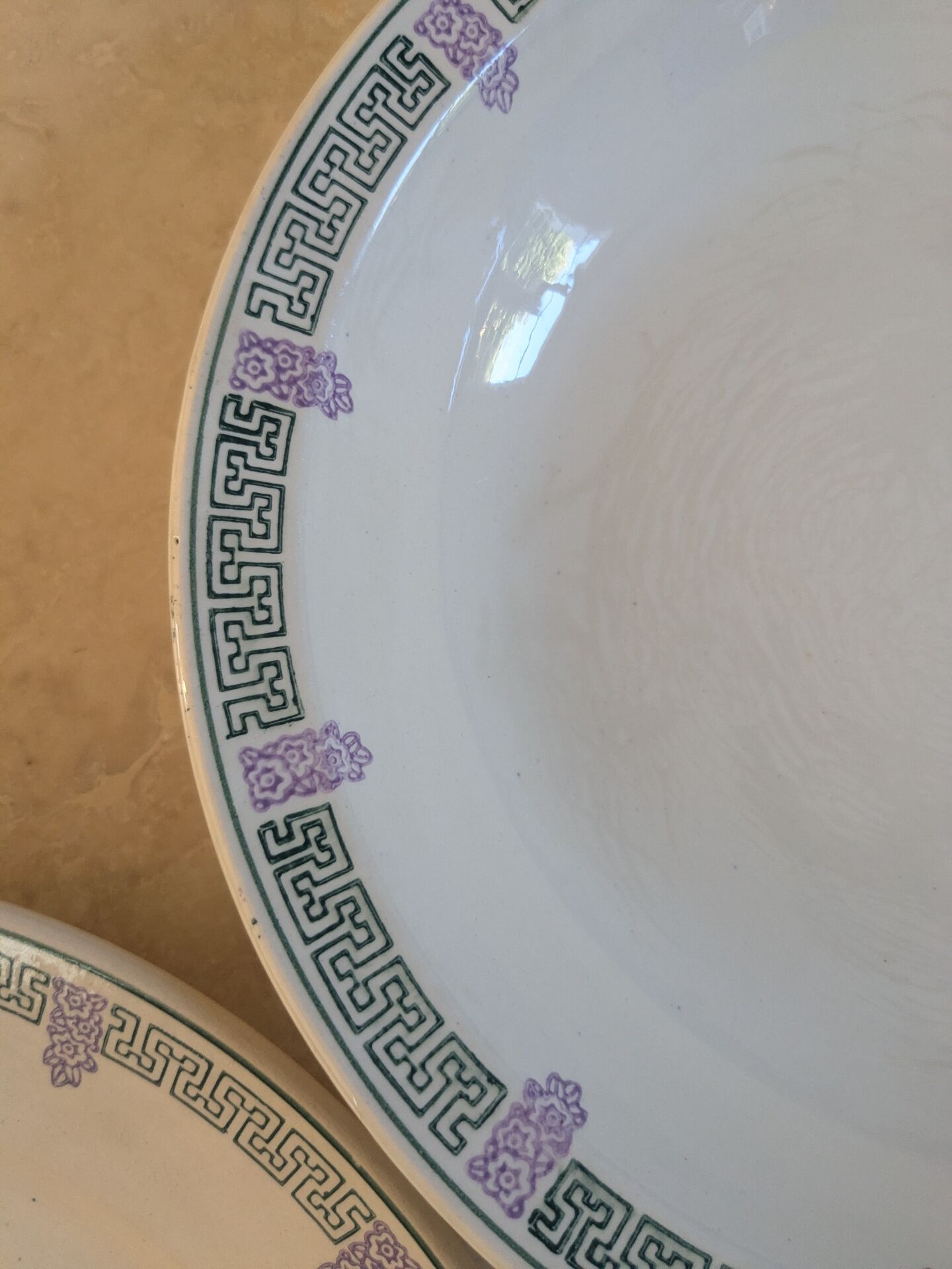 Two Longwy Janina serving dishes