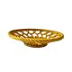 Large woven ceramic bowl, sailboat decor – Vallauris, 1950s