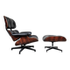 Fauteuil Lounge Herman Miller Charles & Ray Eames 1976 Palissandre Nv Cuir