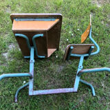 Single seat school desk