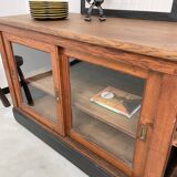 Enfilade de métier XXL chêne portes vitrées