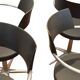 Rare set of 4 "Techno" armchairs – Philippe Starck for Maletti / L'Oréal,