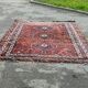 Persian wool oriental rug Iran burgundy handmade 230x320