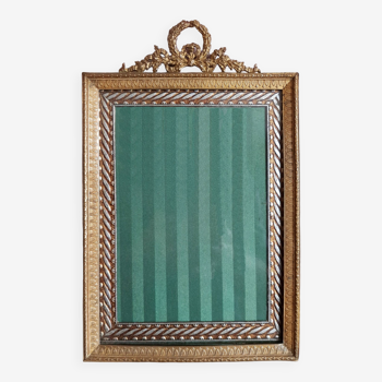 Napoleon III brass frame 25.5X17 cm