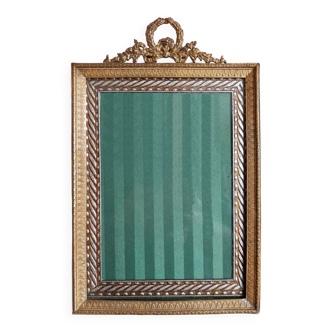 Napoleon III brass frame 25.5X17 cm