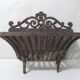 vintage cast iron log holder