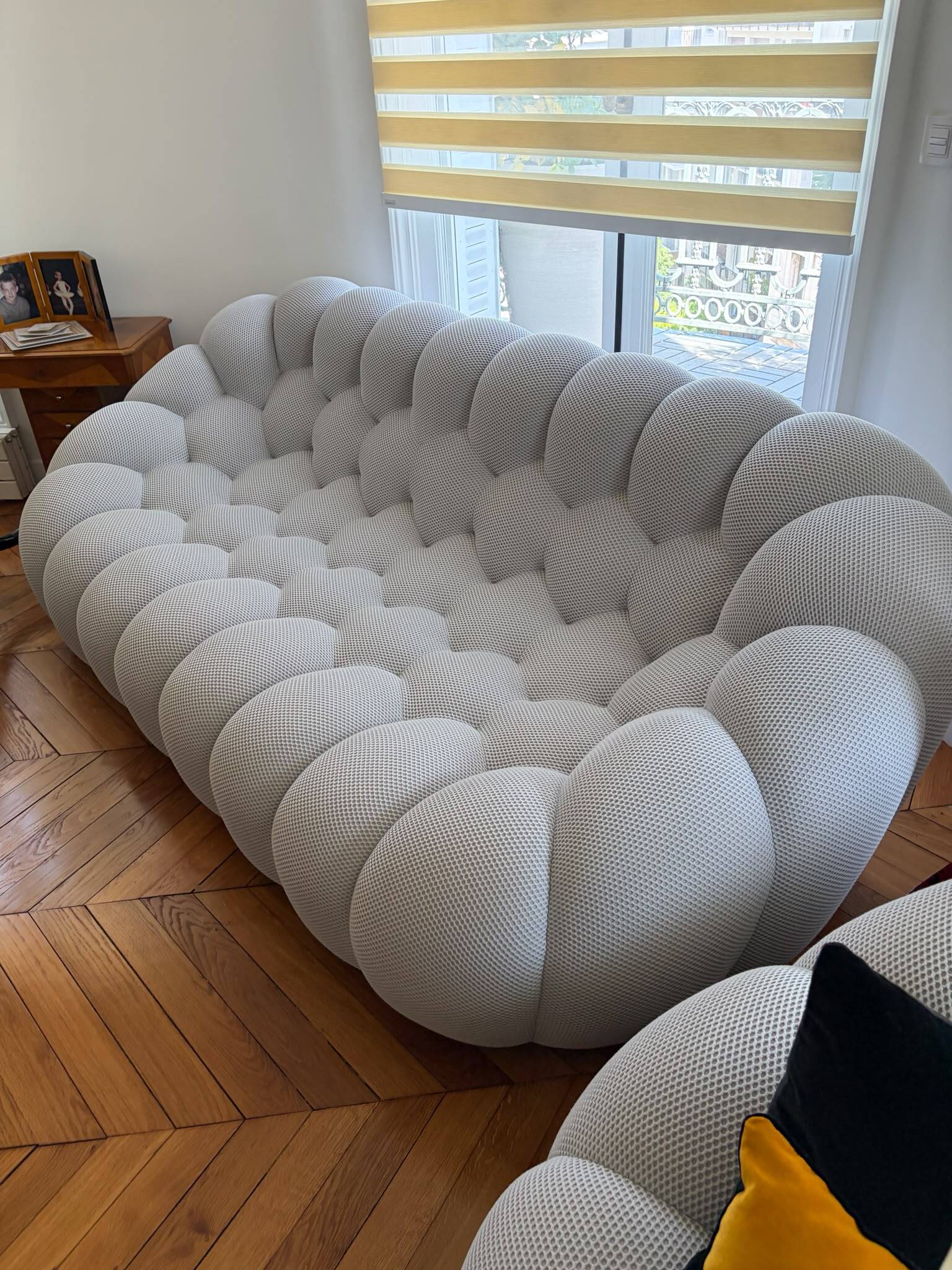 Bubble grey sofa rochebobois