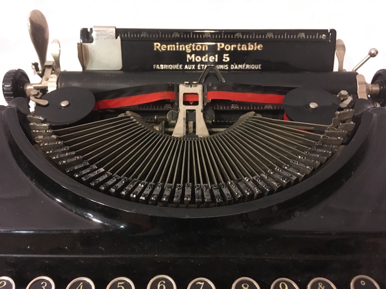 Remington portable typewriter model 5 from 1930