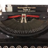 Remington portable typewriter model 5 from 1930