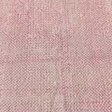 4x7 Shades Of Pink & Beige Handmade Wool Vintage Rug, 129x220Cm SK 34944