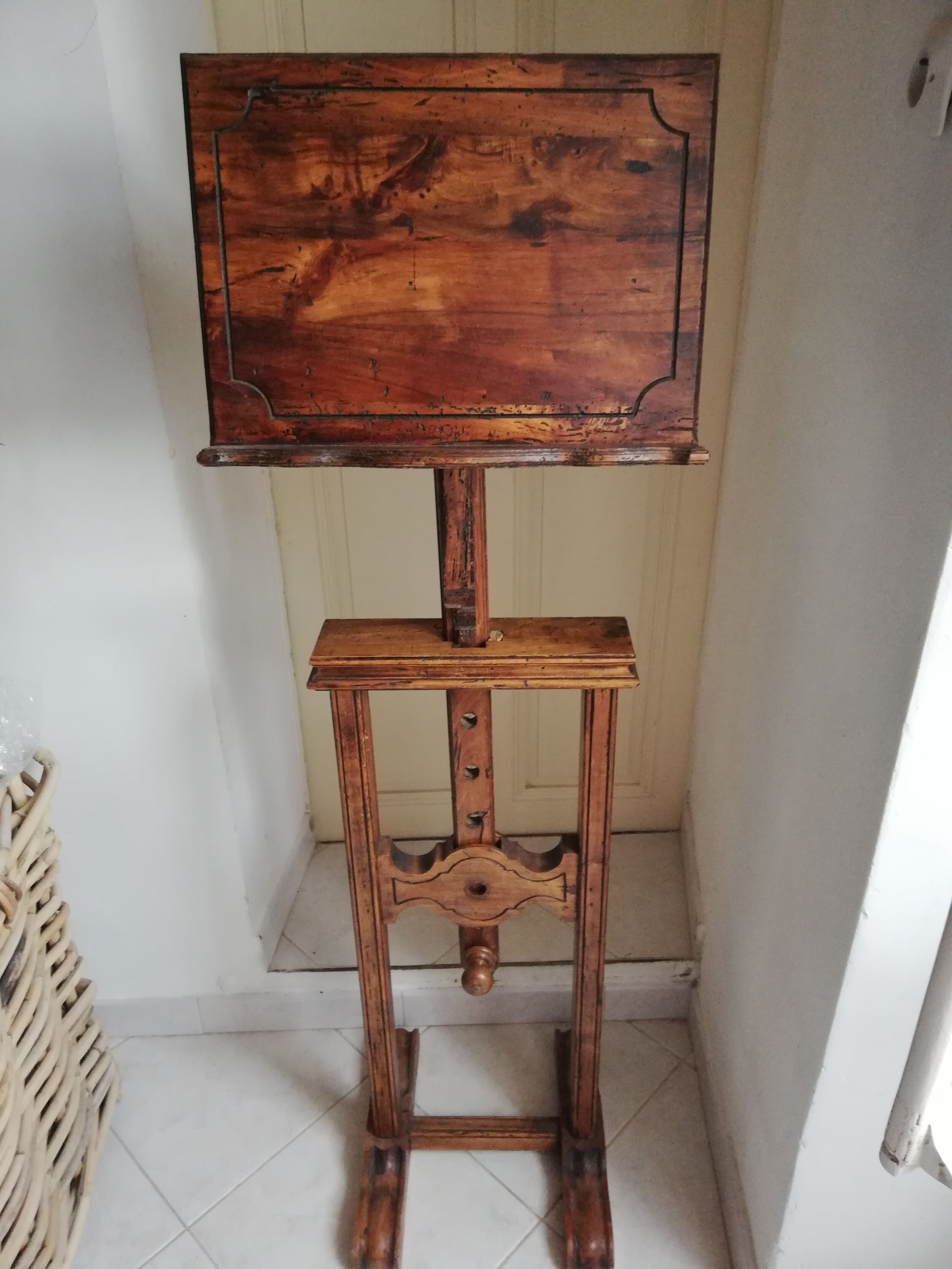 Wooden lectern