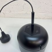 Suspension noire conçue par Arnold Berges pour Staff Leuchten, 1970.