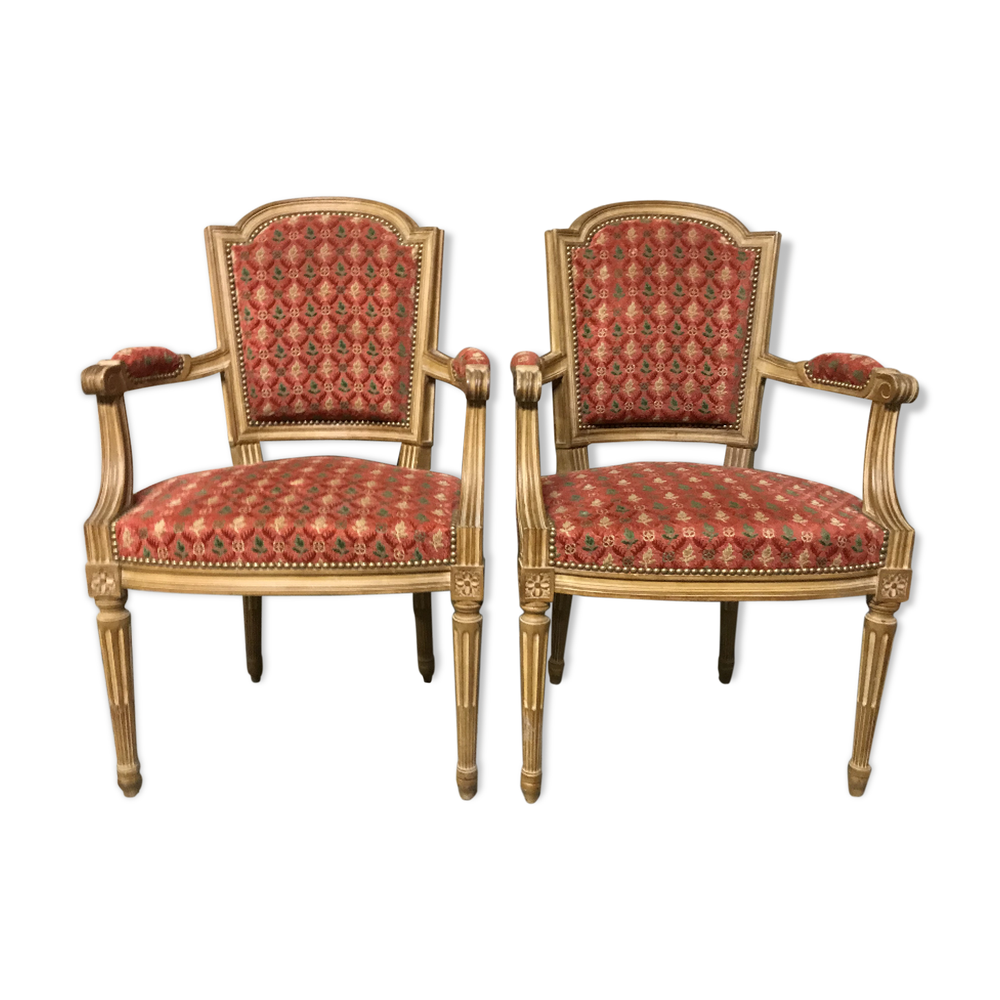Pair of armchairs Louis XVI