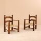 Fauteuils rustiques Charles Dudouyt, 1940’s